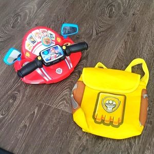 Paw Patrol Toys and Backpack